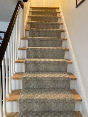 Mohawk carpet basement steps