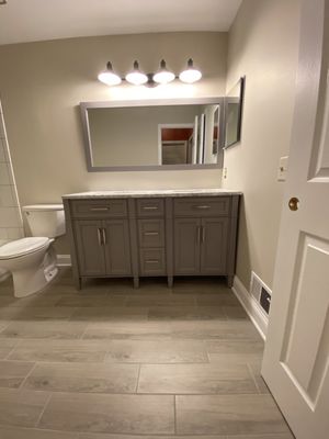 Bathroom renovation