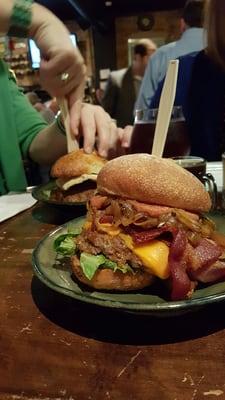 Double bacon party burger ....... insane good