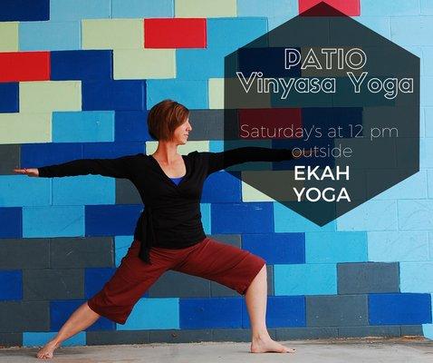 Saturday's at Ekah Yoga weather permitting. Spring - Fall every year!