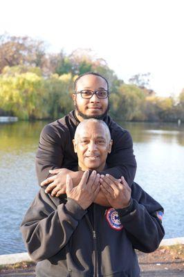 I loved, loved, loved taking this photo of this father and son.  November 2020.