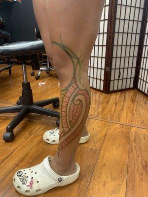 tribal tattoo free hand sketch