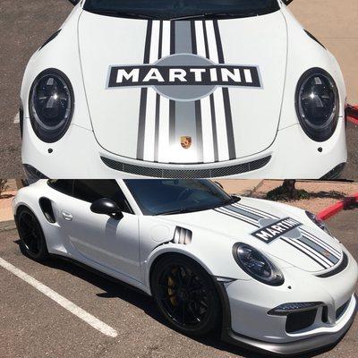 Porsche Martini stripe