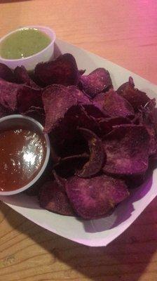 Sweet potato chips