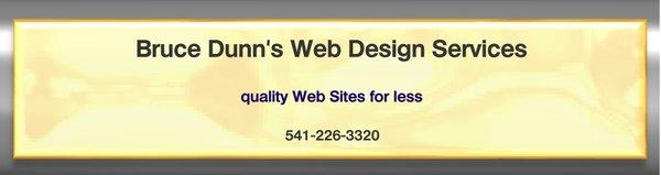 Bruce Dunn's Web Design Services