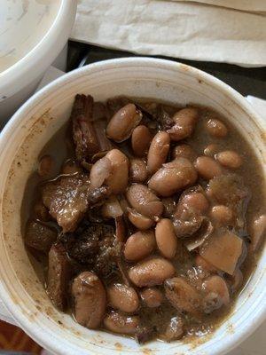 Brisket pinto beans