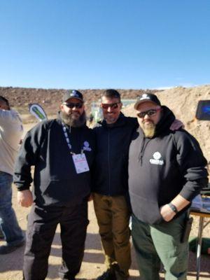 Me, Kris "Tanto" Paranto & Mike @ Shot Show 2018 I carry day At the range.