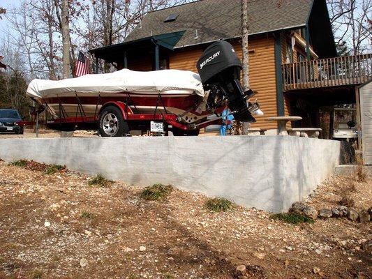 Retaining wall all star concrete 4172494919 branson mo