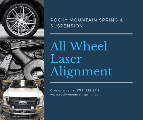 We do all wheel alignments on all types of medium-to-heavy duty trucks.