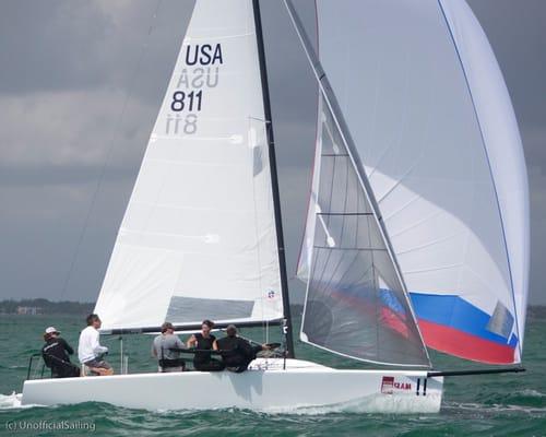 Team 'WTF' on their Melges 24 with Ullman Sails