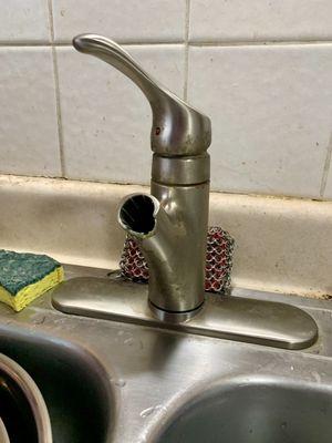 Broken faucet