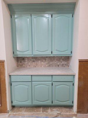 After - Custom cabinet installation