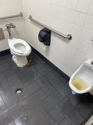 Sickening men's bathroom condition