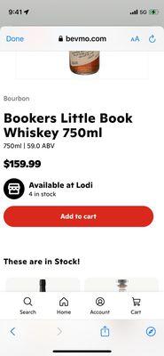 Shows Little book in stock