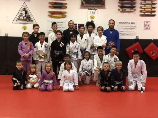 Friday night Youth BJJ Open Mat with visitors dropping in