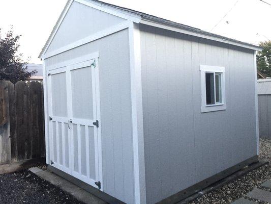 Storage Shed Construction 10'x12' high ceiling options.