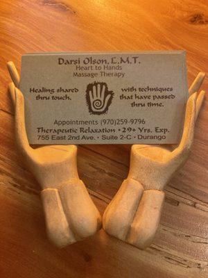 Darsi Olson ,  LMT - Heart To Hands Massage Therapy