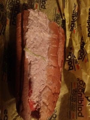 The tuna sub was so good. Great customer service! Very clean!