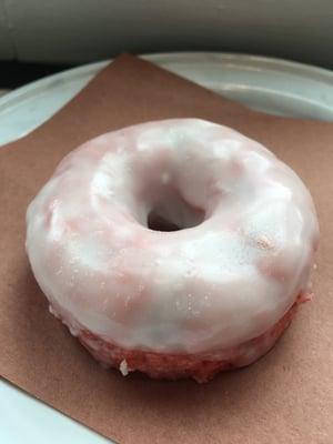 Baked Strawberry Donut ($2.50)