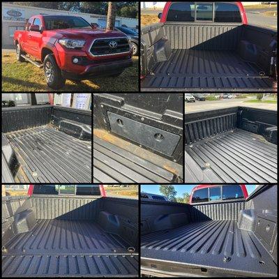 Spray in Bedliner Before & After