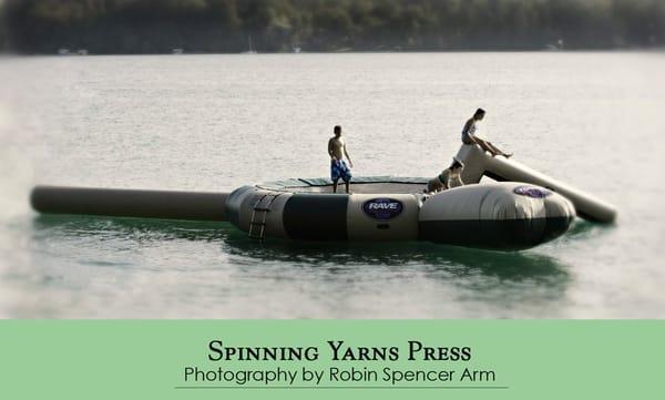 Spinning Yarns Press makes original coffee table books starring your loved ones. Books feature  photos and poetry by Robin Arm.