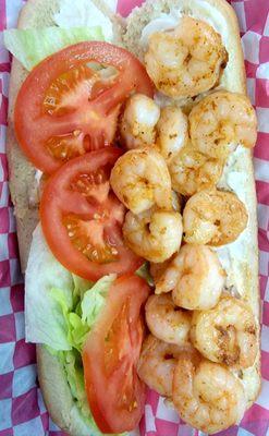 Grilled Shrimp Po'Boy upon request