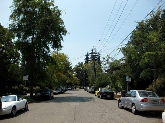 Elmwood Avenue near Ashby Avenue.