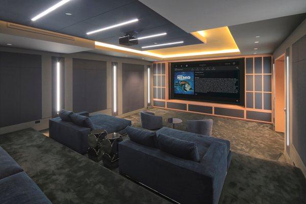 Elegant Theater Room