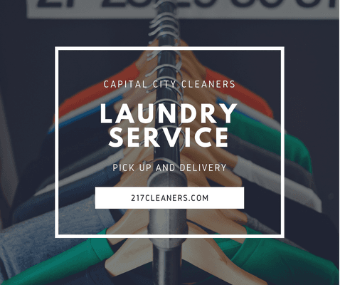 Pick up and delivery laundry service!