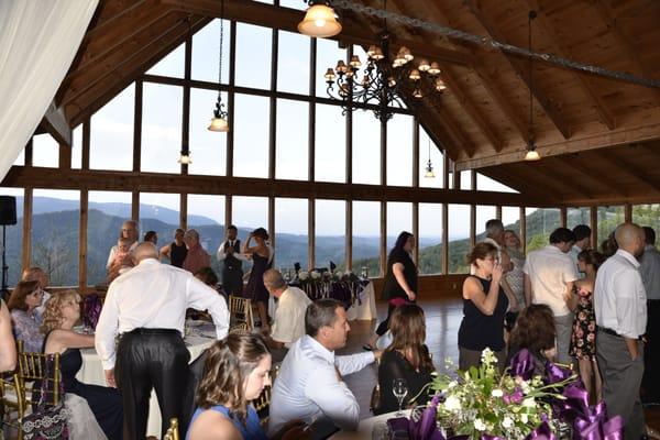 A frame style with great view of the Smokey mountains