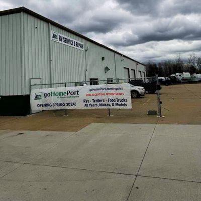 Located onsite Warren RV Storage, the goHomePort RV Service & Repair office and service bays are easily accessible.