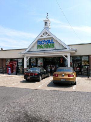 The front of the store