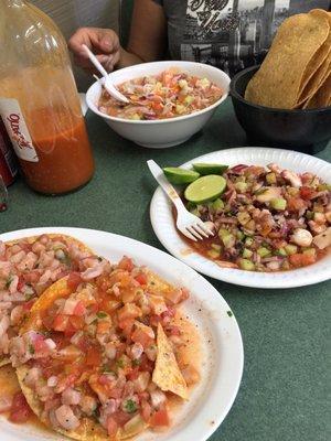 Los mejores mariscos que hay y la salsa roja tan deliciosa