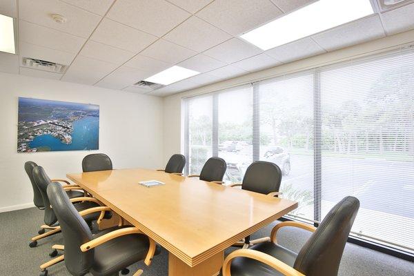 Conference Room at Michael Saunders & Company's Englewood Office. Englewood Real Estate, Homes, Condos, Lots, and Title. We're Local. We're