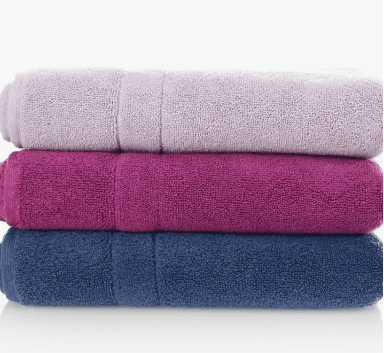 Premium Cotton Bath Towels in Assorted Colors