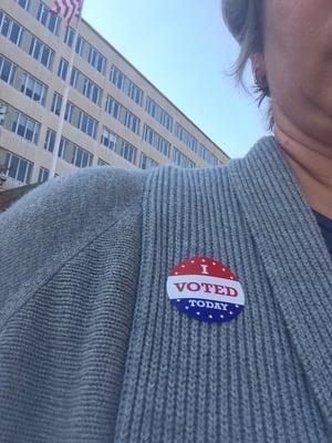 Early voting is a huge convenience!