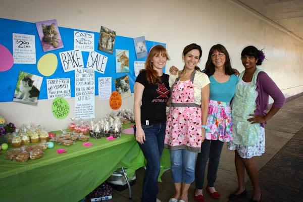 Our bake sales help us bring in donations for the kitties. Yum!