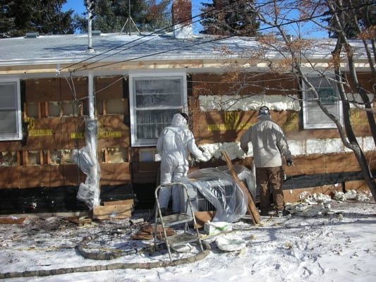 Residing your house? Call us @ 651-458-1755.  To see if you can re-insulate your exterior walls.