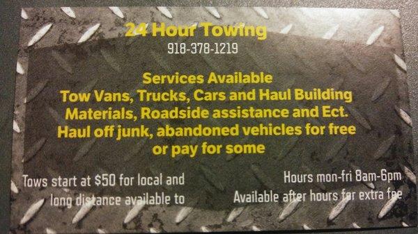 24 Hour Towing