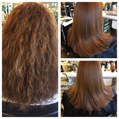 Summer ready with a keratin smoothing treatment by Adele