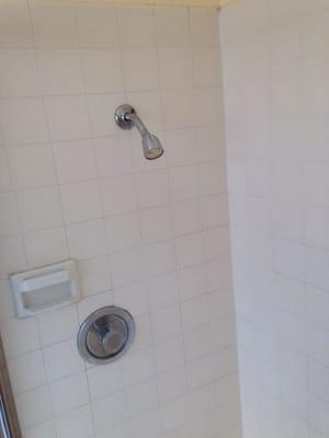 5'5" high shower head