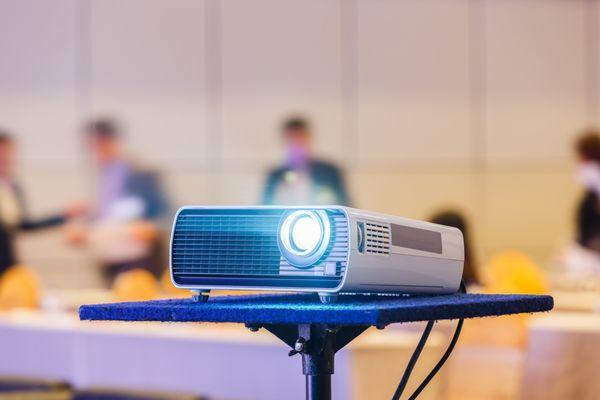 We offer a complete AV solution, including projectors, screens, & audio for any size venue Call Today For A Free Quote!