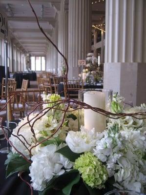 White and Green Wedding, Corithian Houston, Maxit Flower Design