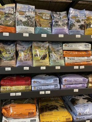 Dog Food - they carry a variety of brands