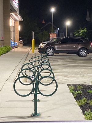 Bike racks that look like bikes