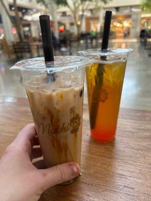 F8. Peach Green Tea S5. Signature Milk tea