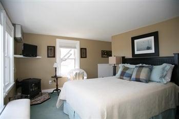 Bedroom in one of our suites in the Admirals Quarters