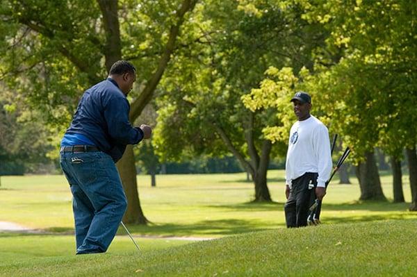 Friends, golf and fun at Warren Valley