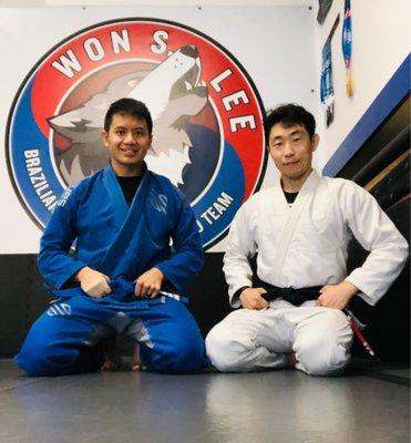 Training session with Professor Won Lee