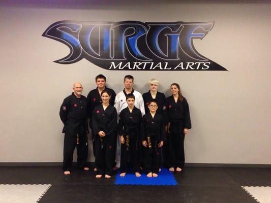 Congrats all black belt testers